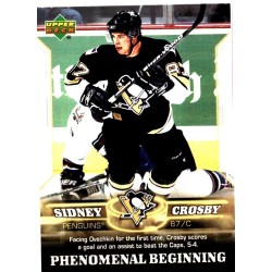 SIDNEY CROSBY 2005-06 UD PHENOMENAL BEGINNING ( NUM12 )