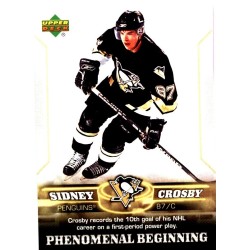 SIDNEY CROSBY 2005-06 UD PHENOMENAL BEGINNING ( NUM11 )