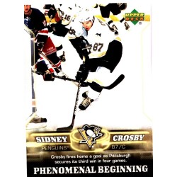 SIDNEY CROSBY 2005-06 UD PHENOMENAL BEGINNING ( NUM8 )