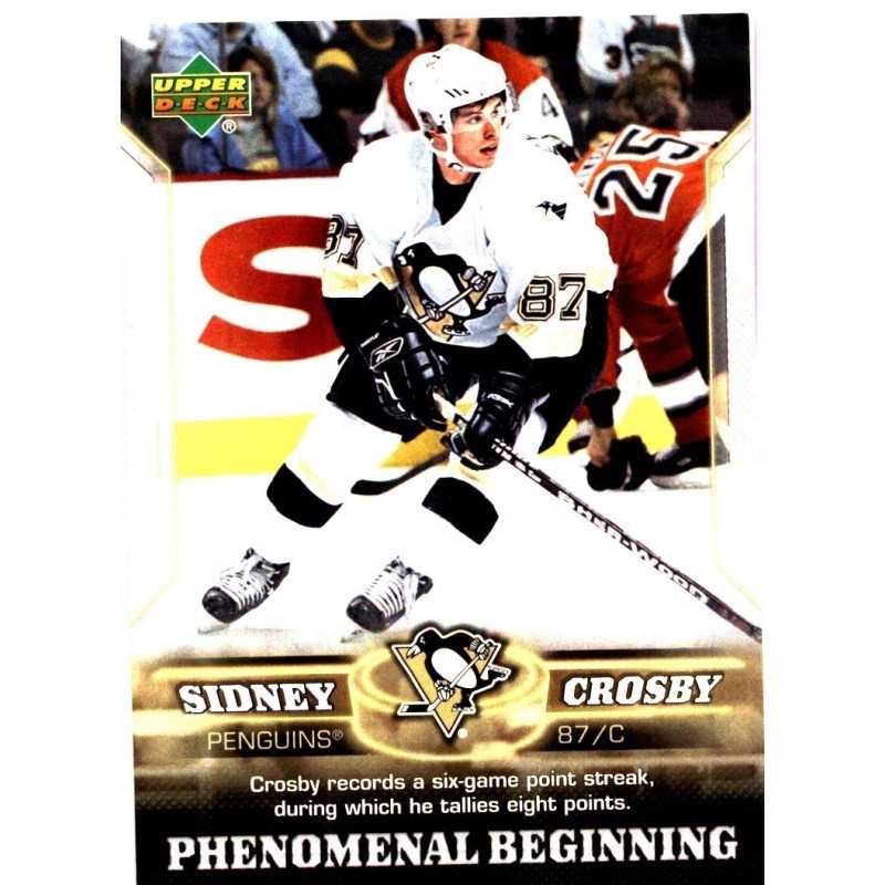 SIDNEY CROSBY 2005-06 UD PHENOMENAL BEGINNING ( NUM5 )