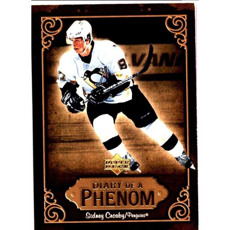 SIDNEY CROSBY 2005-06 UD " DIARY OF A PHENOM " ( DP12 )