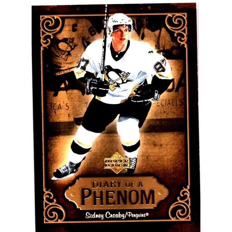 SIDNEY CROSBY 2005-06 UD " DIARY OF A PHENOM " ( DP16 )