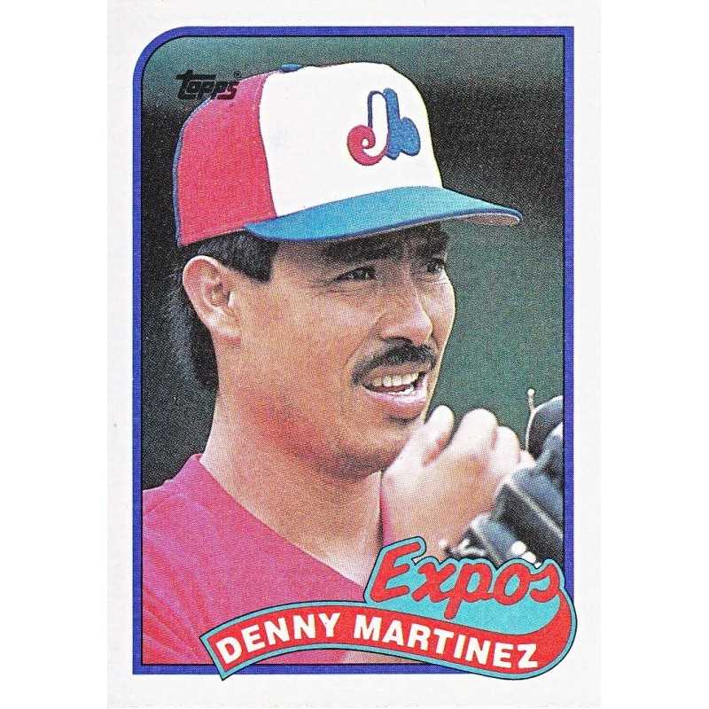 DENNY MARTINEZ 1989 TOPPS