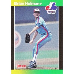BRIAN HOLMAN 1989 DONRUSS