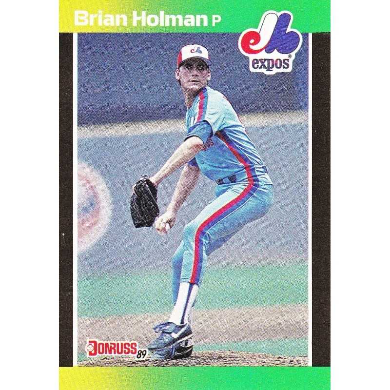 BRIAN HOLMAN 1989 DONRUSS