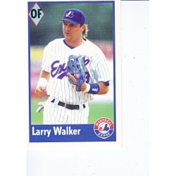LARRY WALKER 1995 FLEER STICKERS