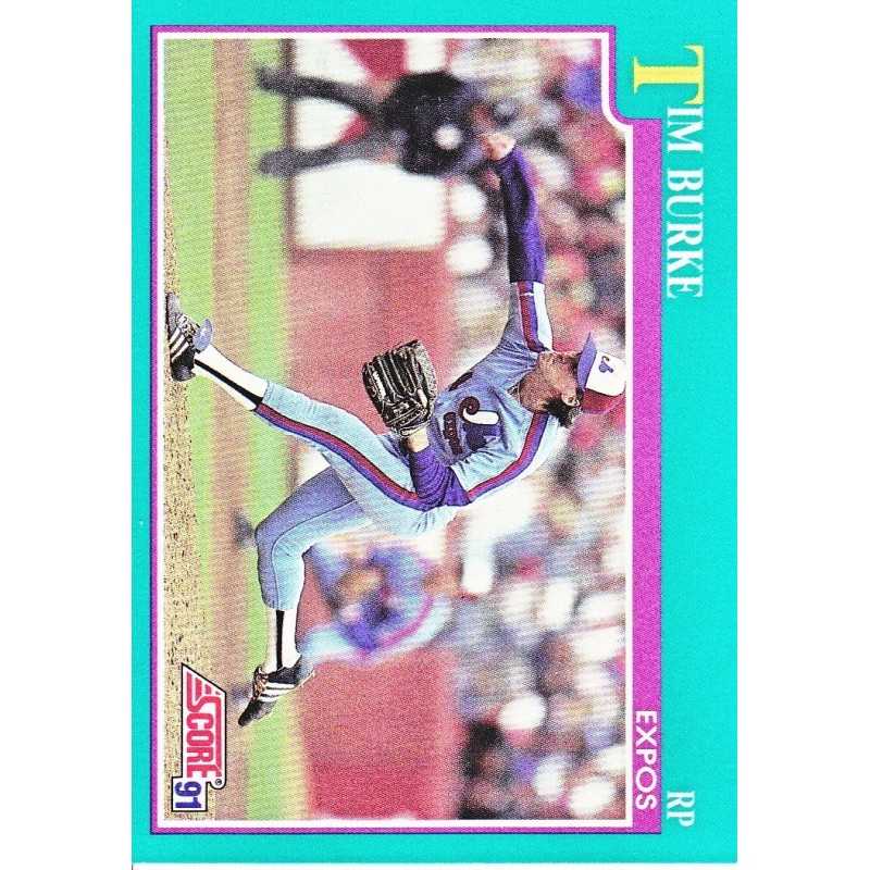 TIM BURKE 1991 SCORE