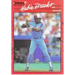 HUBIE BROOKS 1990 DONRUSS
