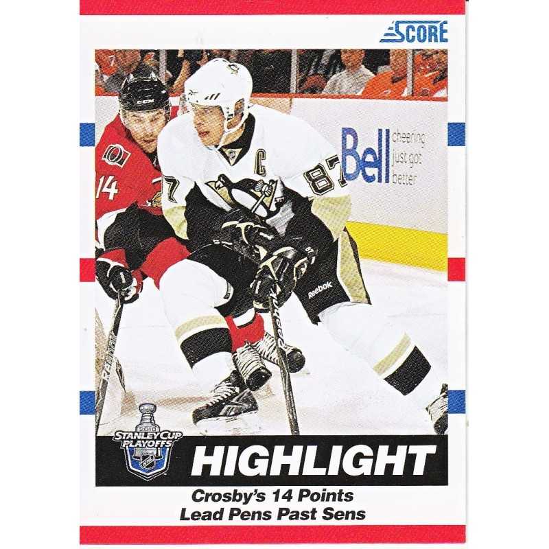 SIDNEY CROSBY 2010-11 SCORE " HIGHLIGHT "