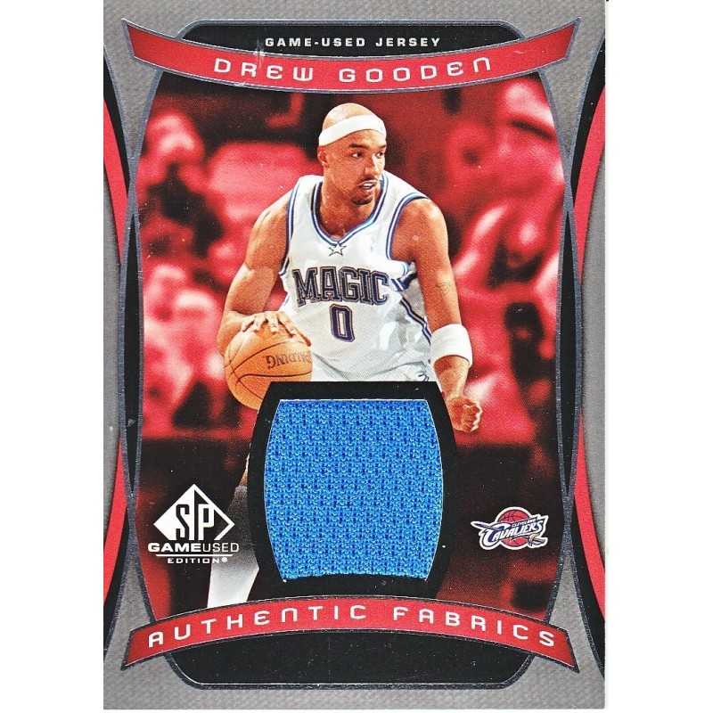 DREW GOODEN 2003-04 FLEER SHOWCASE " SWEET STITCHES " JERSEY