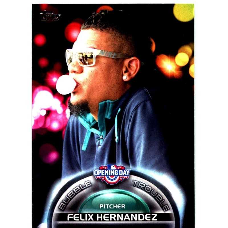 FELIX HERNANDEZ 2016 OPENING DAY " BUBBLE TROUBLE "