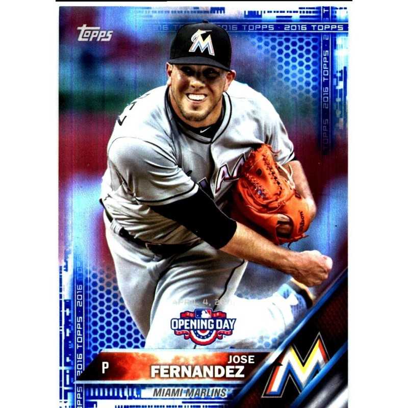 MLB Jose Fernandez Signed Trading Cards, Collectible Jose Fernandez Signed  Trading Cards