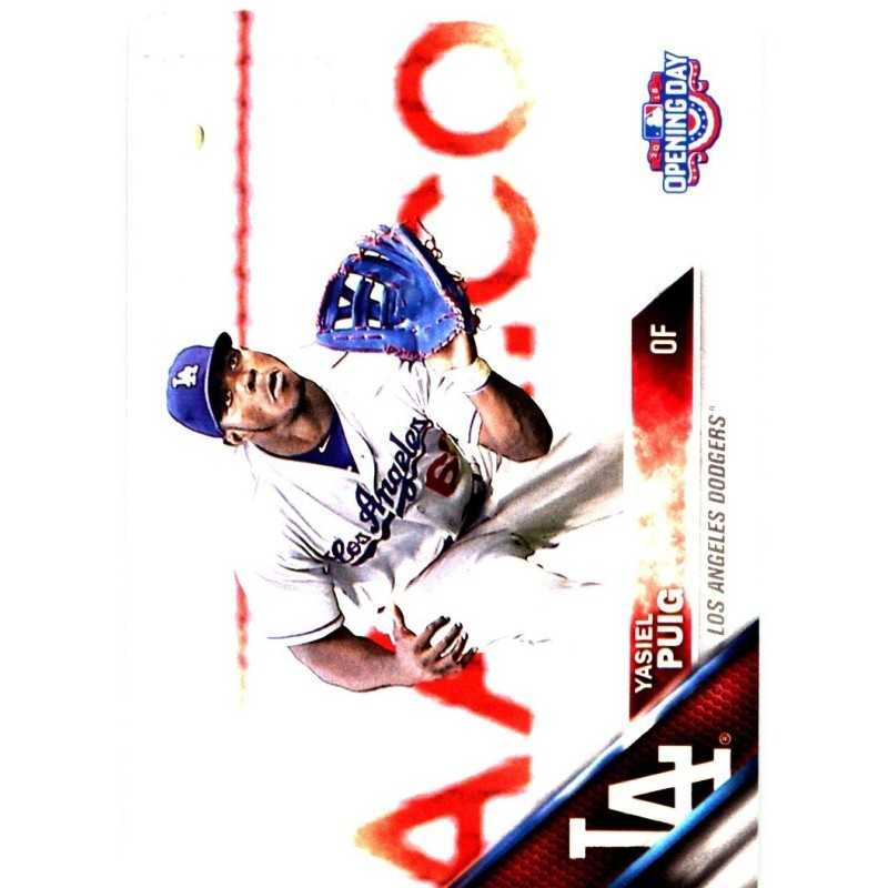 YASIEL PUIG 2016 OPENING DAY