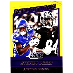 STEFON DIGGS / ANTONIO BROWN 2016 SCORE " REFLECTIONS " GOLD