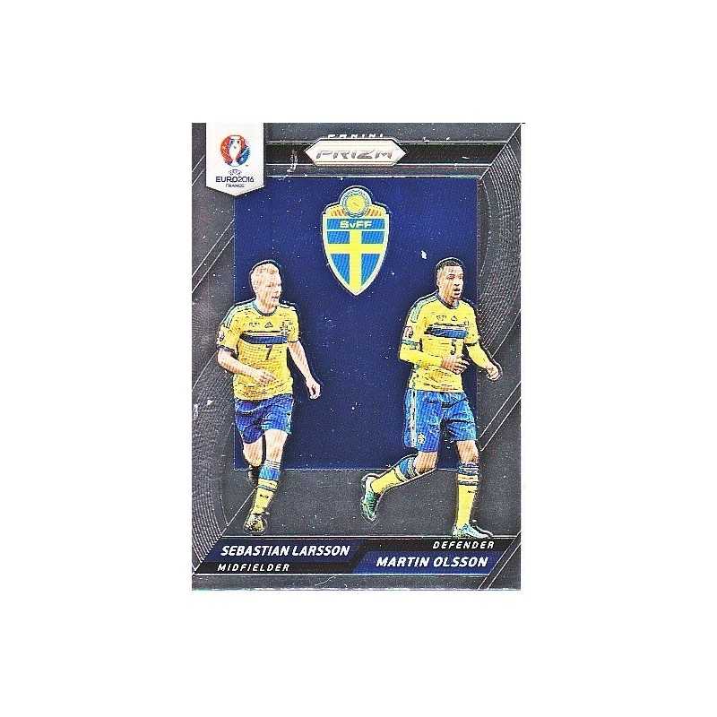 LARSSON / OLSSON 2016 PRIZM UEFA " SWEDEN "