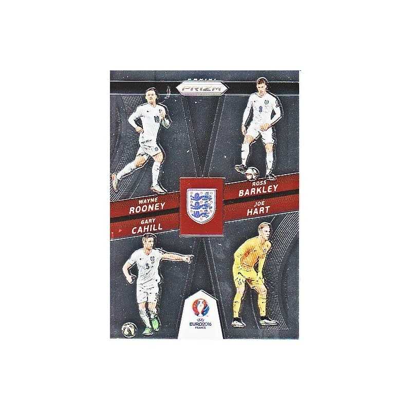ROONEY / BARKLEY / CAHILL / HART 2016 PRIZM UEFA " ENGLAND "