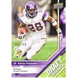 ADRIAN PETERSON 2009 TOPPS FINEST " REFRACTOR " /199