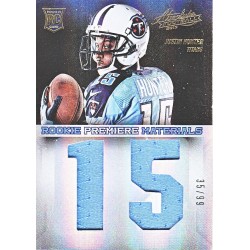 JUSTIN HUNTER 2013 ABSOLUTE ROOKIE JERSEY /99