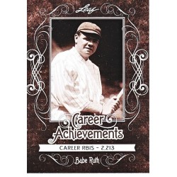 2016 LEAF BABE RUTH COLLECTION " CAREER ACHIEVEMENTS "