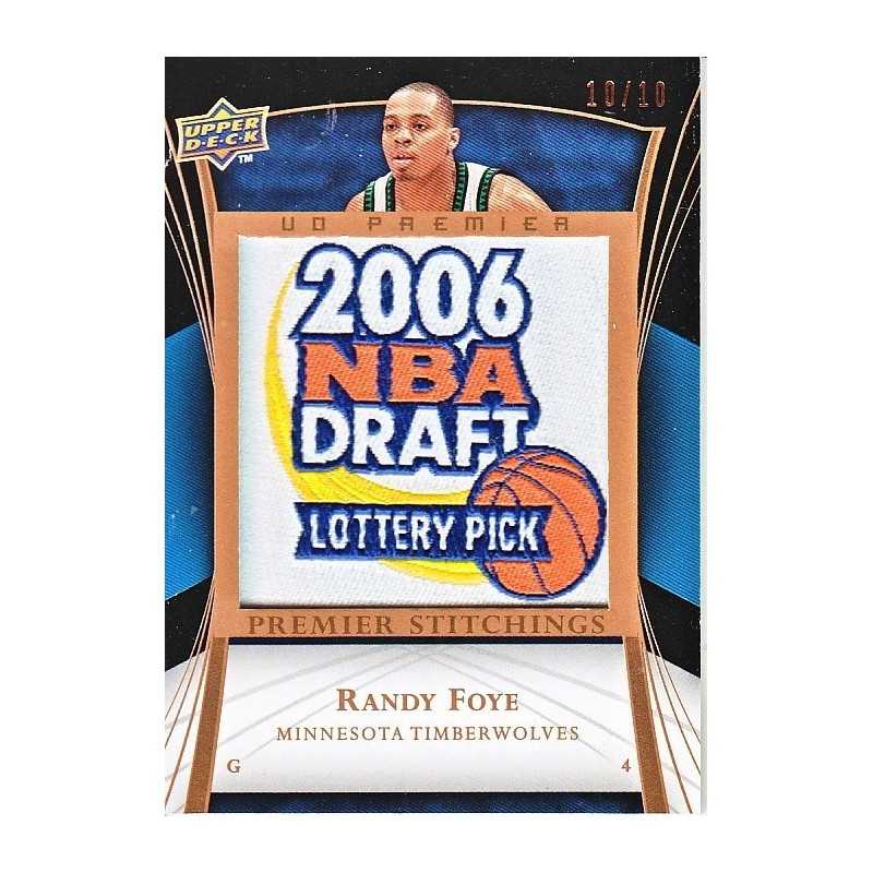 RANDY FOYE 2007-08 CHRONOLOGY " MASTERY " AUTO /25