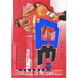 SHAREEF ABDUR RAHIM 2003-04 UPPER DECK 3D " RED " JERSEY /999
