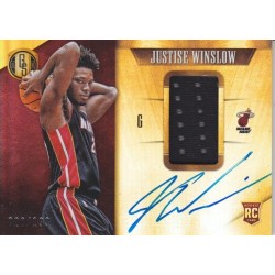 JUSTISE WINSLOW 2015-16 GOLD STANDARD ROOKIE AUTO JERSEY /199
