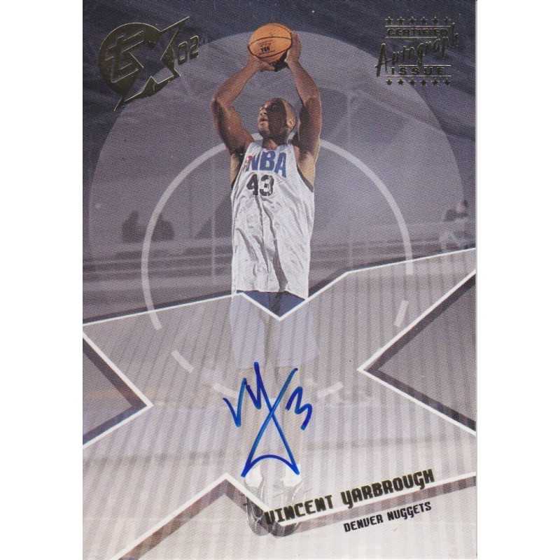 VINCENT YARBROUGH 2002-3 XPECTATIONS AUTO