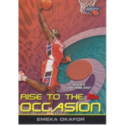 EMEKA OKAFOR 2005-06 TOPPS RISE TO THE OCCASION JERSEY