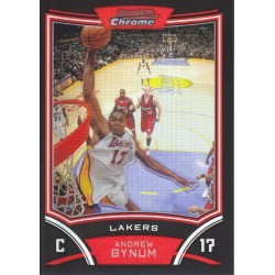 ANDREW BYNUM 2008-09 BOWMAN CHROME REFRACTOR /499