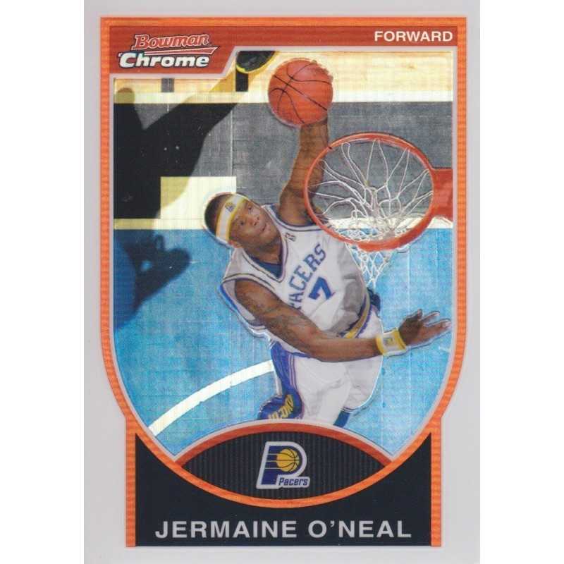 JERMAINE O'NEAL 2007-08 BOWMAN CHROME REFRACTOR /299