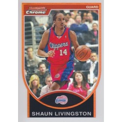 SHAUN LIVINGSTON 2007-08 BOWMAN CHROME REFRACTOR /299