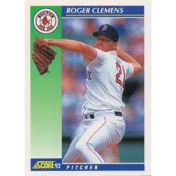 ROGER CLEMENS 1992 SCORE