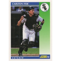 CARLTON FISK 1992 SCORE