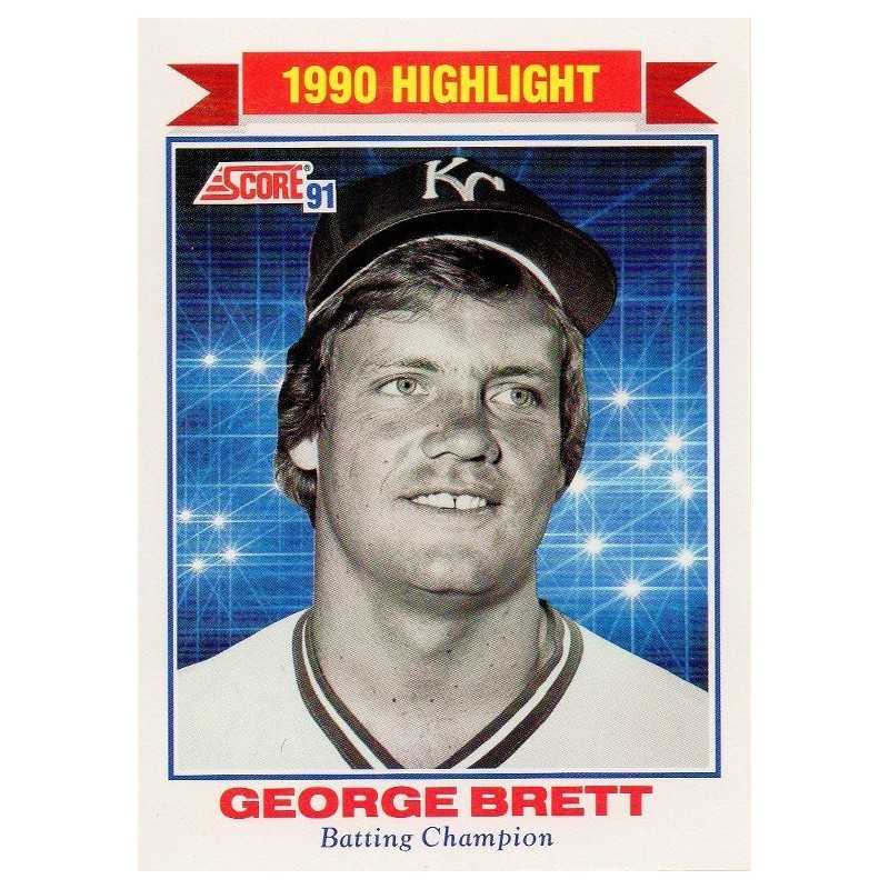 GEORGE BRETT 1991 SCORE HIGHLIGHT