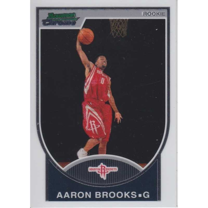 AARON BROOKS 2007-08 TOPPS BOWMAN CHROME ROOKIE /2999