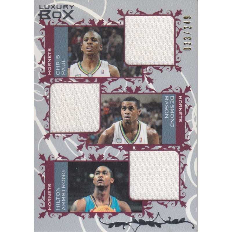 PAUL / MASON / ARMSTRONG 2006-07 LUXURY BOX TRIPLE JERSEY /249