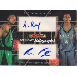 RAY / FOYE 2006-07 FULL COURT CO SIGNERS DUAL AUTO