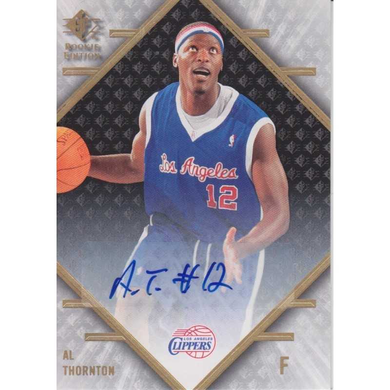 AL THORNTON 2007-08 SP ROOKIE EDITION AUTO
