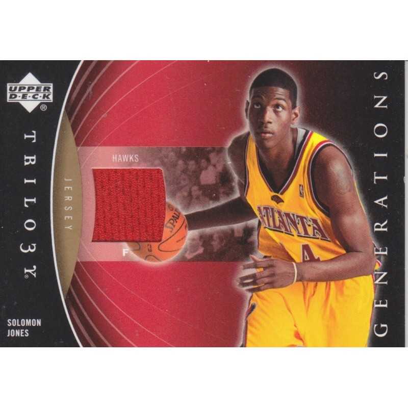 SOLOMON JONES 2006-07 TRILOGY GENERATIONS JERSEY