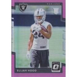 ELIJAH HOOD 2017 DONRUSS OPTIC PINK PRIZM ROOKIE