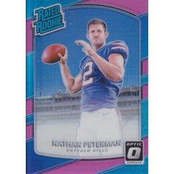 NATHAN PETERMAN 2017 DONRUSS OPTIC PINK PRIZM RATED ROOKIE