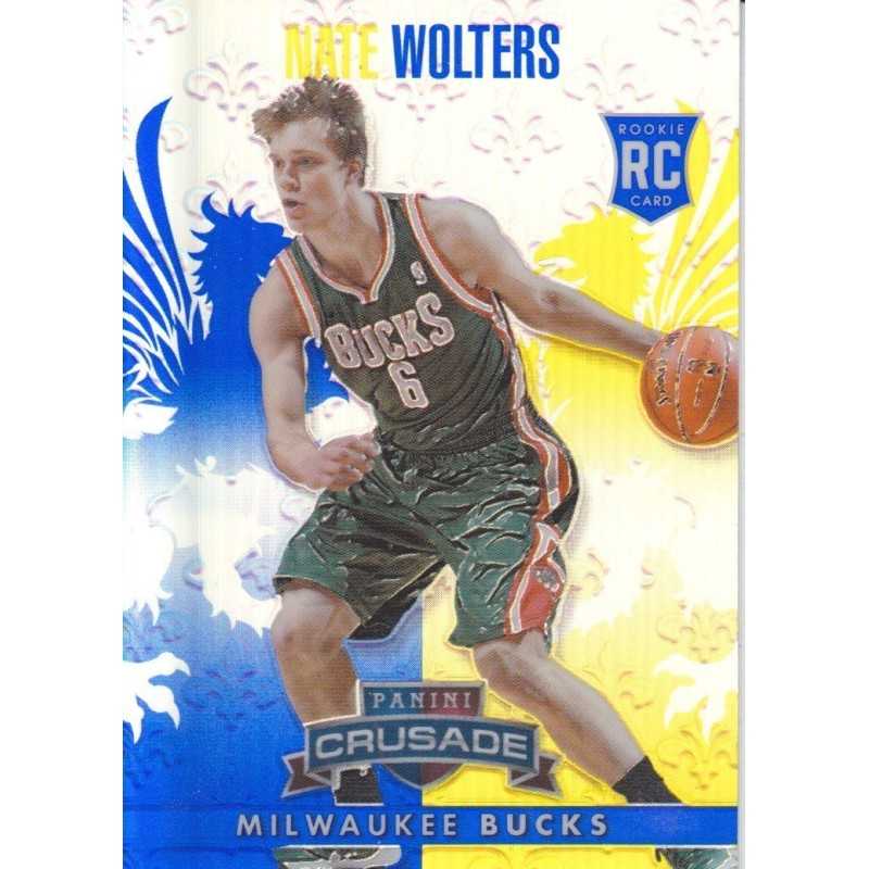NATE WOLTERS 2013-14 CRUSADE BLUE ROOKIE