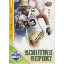 MICHAEL JOHNSON 2009 DRAFT EDITION SCOUTING REPORT /350