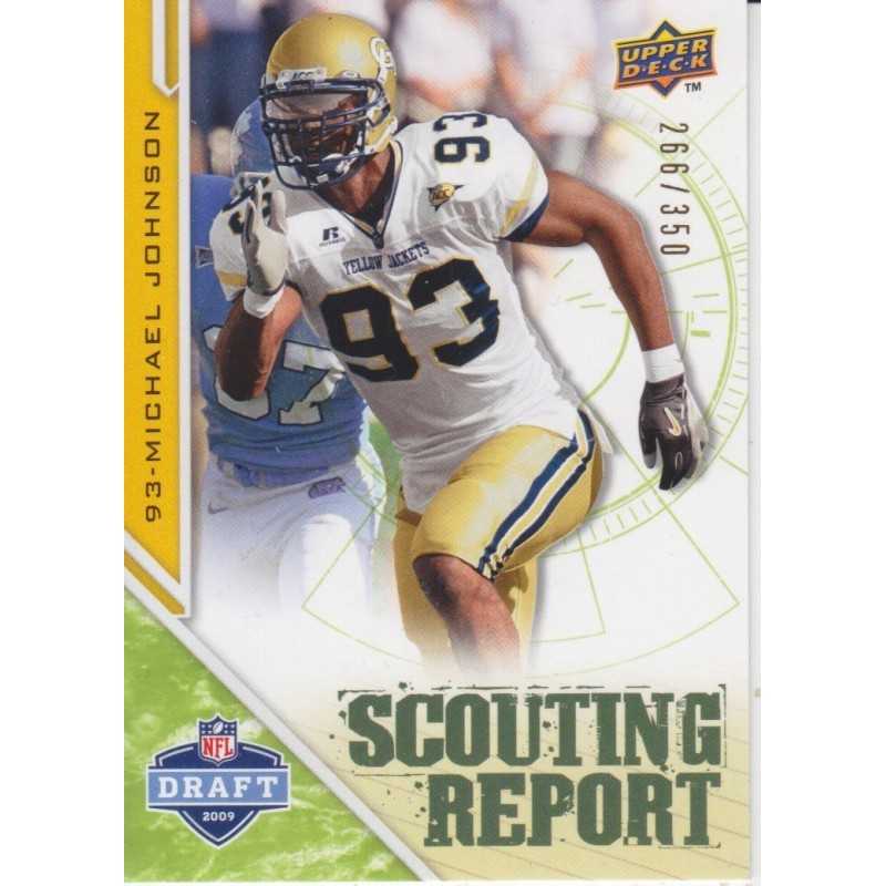 MICHAEL JOHNSON 2009 DRAFT EDITION SCOUTING REPORT /350