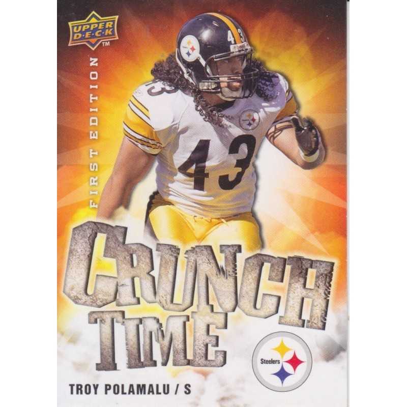 TROY PLOAMALU 2009 UD FIRST EDITION CRUNCH TIME