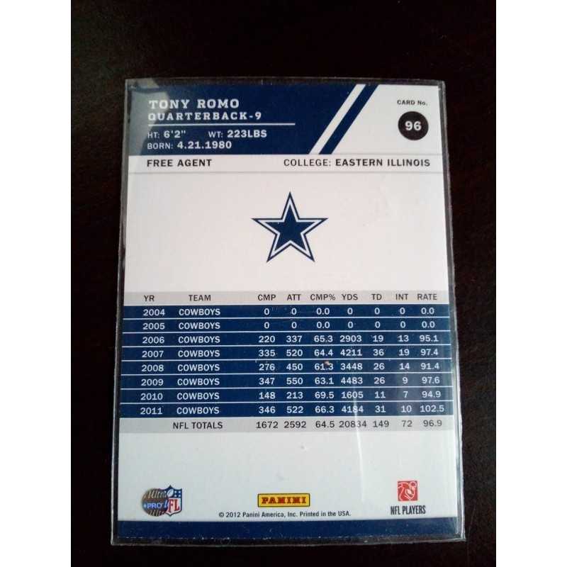 2012 Score - [Base] - Gold Zone tony romo