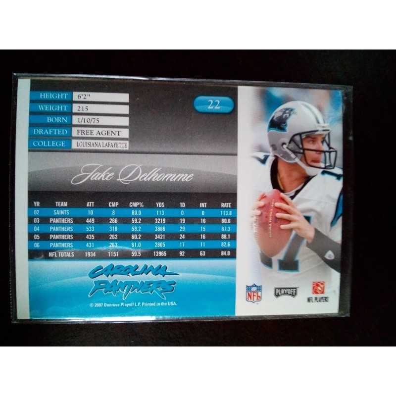 2007 Playoff Prestige - [Base] - Xtra Points Gold jake delhomme