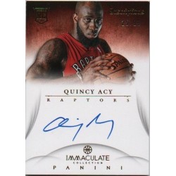 QUINCY ACY 2012-13 Immaculate Inscriptions Autograph RC /99