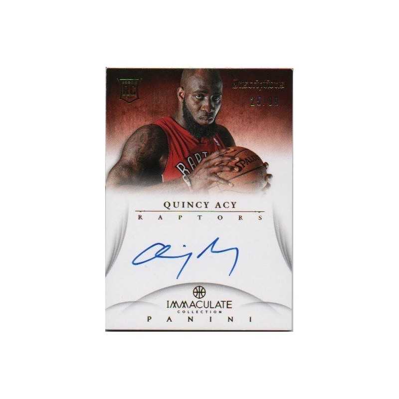 QUINCY ACY 2012-13 Immaculate Inscriptions Autograph RC /99