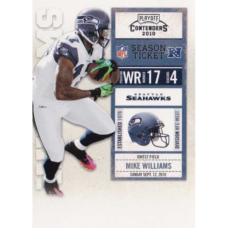 MIKE WILLIAMS 2010 PANINI PLAYOFF CONTENDERS